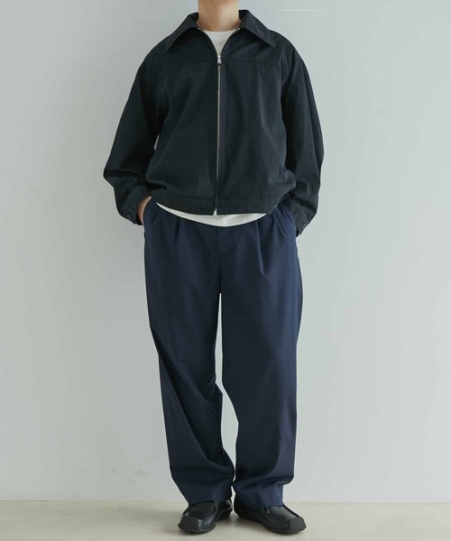 セール】【WEB限定】ビッグカラー ワイドシルエット コットン
