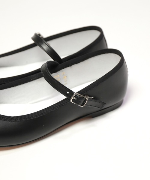 CATWORTH（カットワース）の「[ CATWORTH ] ストラップ　オペラパンプス（バレエシューズ・レディース・ブラック・6/5/4）」の6枚目の写真