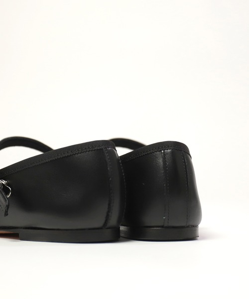 CATWORTH（カットワース）の「[ CATWORTH ] ストラップ　オペラパンプス（バレエシューズ・レディース・ブラック・6/5/4）」の8枚目の写真