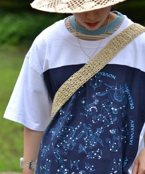 BEAMS BOY（ビームスボーイ）の「CHED × BEAMS BOY / 別注 バンダナ ワンピース（ワンピース・レディース・ホワイト/ネイビー/オリーブ・ONE SIZE）」の2枚目の写真