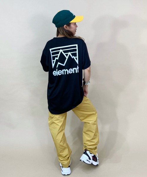 ELEMENT(エレメント)の「【ムラサキスポーツ別注】ELEMENT/エレメント 水陸両用ビッグシルエットバックプリントTシャツ/ラッシュガード BC023-294(Tシャツ/カットソー・レディース・ブラック/ホワイト/グリーン・L/M)」の10枚目の写真