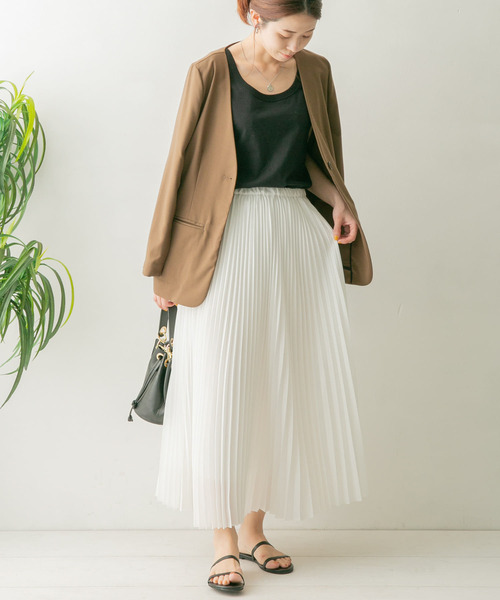 URBAN RESEARCH Sonny Label(アーバンリサーチサニーレーベル)の「USAコットンタンクトップ(Tシャツ/カットソー・レディース・オフホワイト/ライトピンク/ブラック/ブラウン・FREE)」の16枚目の写真