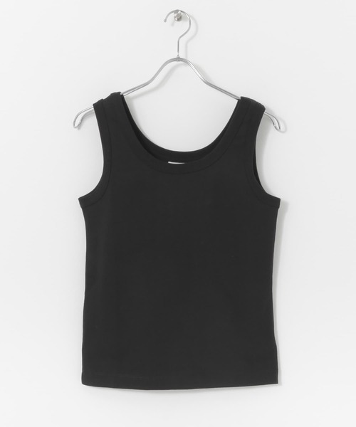 URBAN RESEARCH Sonny Label(アーバンリサーチサニーレーベル)の「USAコットンタンクトップ(Tシャツ/カットソー・レディース・オフホワイト/ライトピンク/ブラック/ブラウン・FREE)」の12枚目の写真