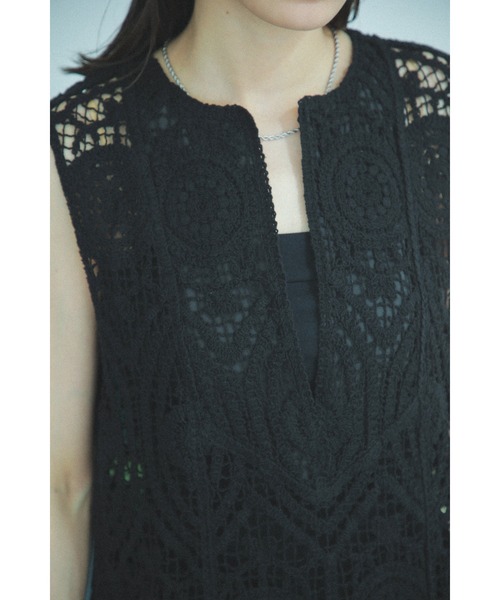 ROSE BUD（ローズバッド）の「オリジナルレースワンピース（ワンピース・レディース・ホワイト系その他/ブラック・ONE SIZE）」の6枚目の写真