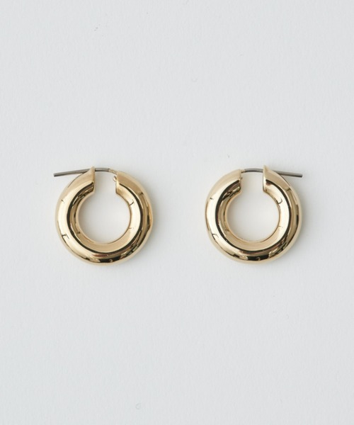 JANESMITH（ジェーンスミス）の「【JANE SMITH(ジェーンスミス)】TINY AND ROUND HOOP EARRING（ピアス（両耳用）・レディース・シルバー/ゴールド・FREE）」の2枚目の写真