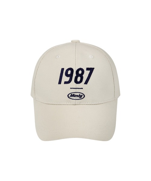 87mm（87mm）の「【87MM / Mmlg】19MG BALLCAP / パルチムエムエム MMLG 19MG ロゴ ベースボールキャップ（キャップ・レディース・ブラック/ベージュ・FREE）」の4枚目の写真