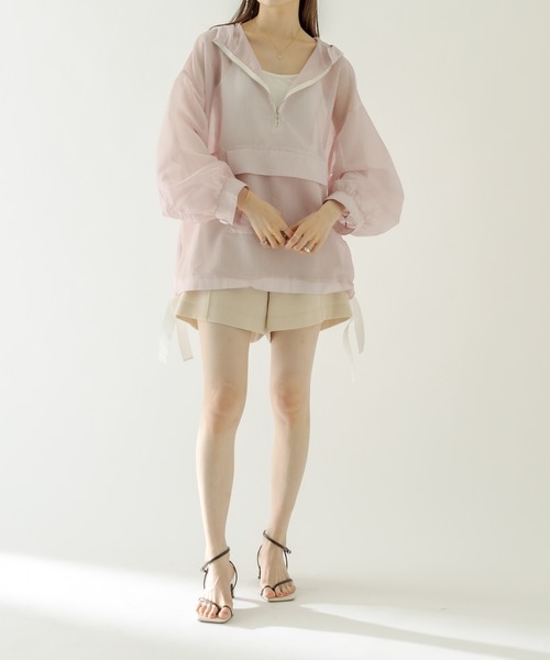 mystic（ミスティック）の「ハイウエストショートパンツ（その他パンツ・レディース・ブラック/アイボリー・1/2）」の11枚目の写真