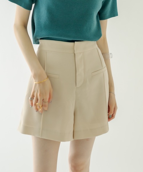 mystic（ミスティック）の「ハイウエストショートパンツ（その他パンツ・レディース・ブラック/アイボリー・1/2）」の15枚目の写真