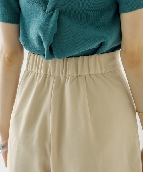 mystic（ミスティック）の「ハイウエストショートパンツ（その他パンツ・レディース・ブラック/アイボリー・1/2）」の9枚目の写真