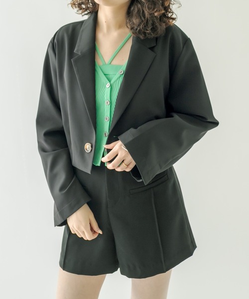 mystic（ミスティック）の「ハイウエストショートパンツ（その他パンツ・レディース・ブラック/アイボリー・1/2）」の17枚目の写真