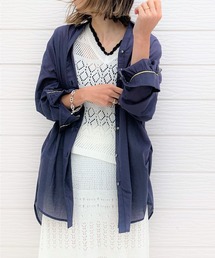 Q | コットンボイルスキッパーシャツ(シャツ/ブラウス)