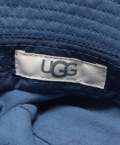 UGG（アグ）の「UGG@mos ロゴ刺繍 フリンジハット（ハット・レディース・ホワイト/ブラック/ブルー・FREE）」の10枚目の写真