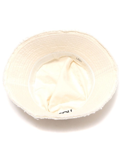 UGG（アグ）の「UGG@mos ロゴ刺繍 フリンジハット（ハット・レディース・ホワイト/ブラック/ブルー・FREE）」の14枚目の写真