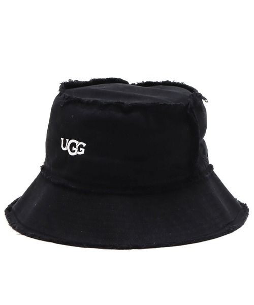 UGG（アグ）の「UGG@mos ロゴ刺繍 フリンジハット（ハット・レディース・ホワイト/ブラック/ブルー・FREE）」の18枚目の写真