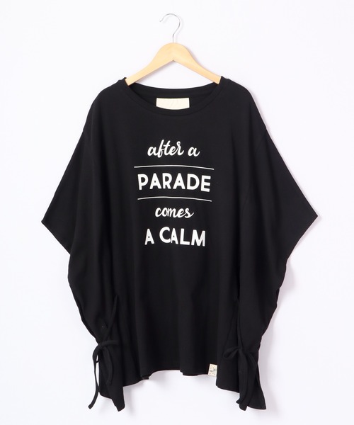 FUNALIVE(ファンアライブ)の「AMERICAN FUDGE サイドリボンプリントTシャツ(Tシャツ/カットソー・レディース・ブラック/グリーン/ナチュラル/ラベンダー/オフホワイト・FREE)」の17枚目の写真