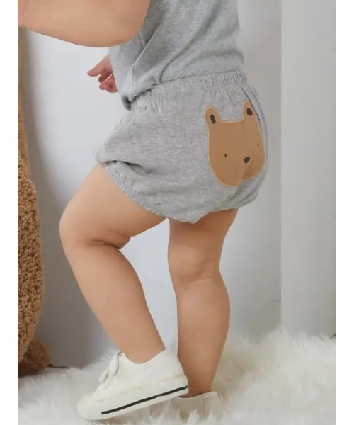 GAP(ギャップ)の「ブラナンベア バブルショートパンツ(その他パンツ・キッズ・ネイビー/グレー/イエロー/ブルー/アイボリー・6-12M/12-18M/3-6M/18-24M)」の3枚目の写真