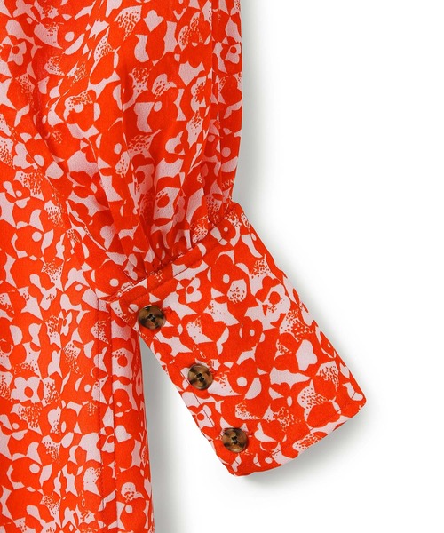 セール】【GANNI】Printed Light Crepe OP（ワンピース）｜GANNI