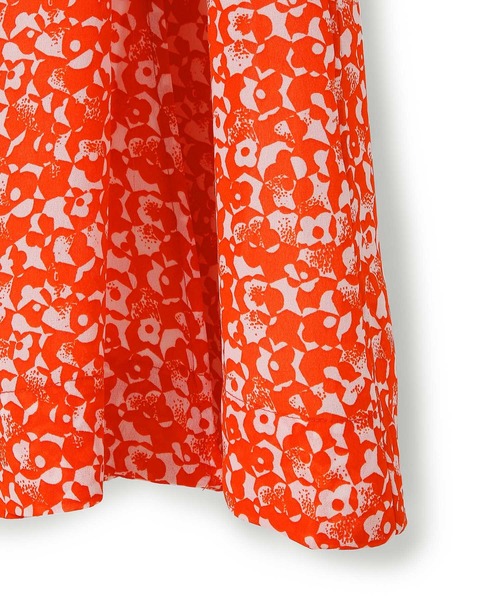 セール】【GANNI】Printed Light Crepe OP（ワンピース）｜GANNI