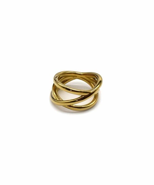 LHME(エルエイチエムイー)の「【WEB限定】 ”Gleam”レイヤードリング/サージカルステンレス(金属アレルギー対応)【LHME / エルエイチエムイー】(リング・レディース・シルバー/ゴールド/シルバー×ゴールド・9号/11号/13号/15号)」の9枚目の写真