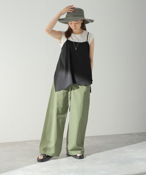 JOURNAL STANDARD（ジャーナルスタンダード）の「クリアツイルキャミソールプルオーバー（キャミソール・レディース・ブラック/ブラウン系その他・FREE）」の21枚目の写真