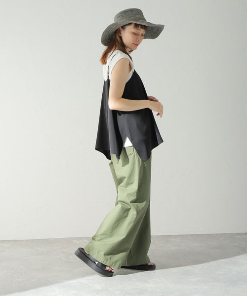 JOURNAL STANDARD（ジャーナルスタンダード）の「クリアツイルキャミソールプルオーバー（キャミソール・レディース・ブラック/ブラウン系その他・FREE）」の20枚目の写真