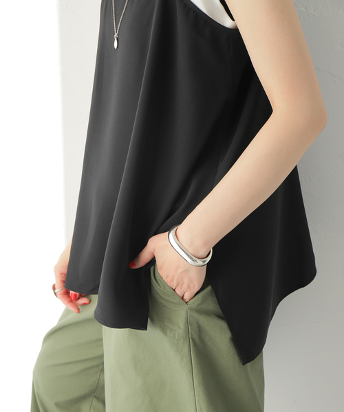 JOURNAL STANDARD（ジャーナルスタンダード）の「クリアツイルキャミソールプルオーバー（キャミソール・レディース・ブラック/ブラウン系その他・FREE）」の19枚目の写真