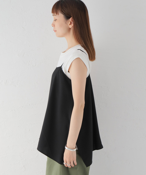 JOURNAL STANDARD（ジャーナルスタンダード）の「クリアツイルキャミソールプルオーバー（キャミソール・レディース・ブラック/ブラウン系その他・FREE）」の14枚目の写真