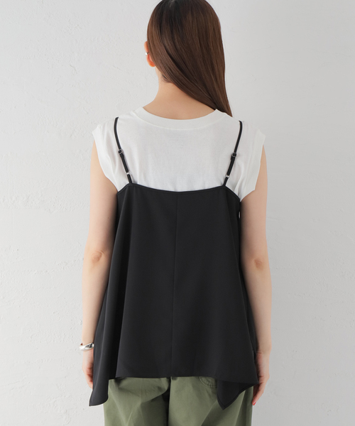 JOURNAL STANDARD（ジャーナルスタンダード）の「クリアツイルキャミソールプルオーバー（キャミソール・レディース・ブラック/ブラウン系その他・FREE）」の13枚目の写真