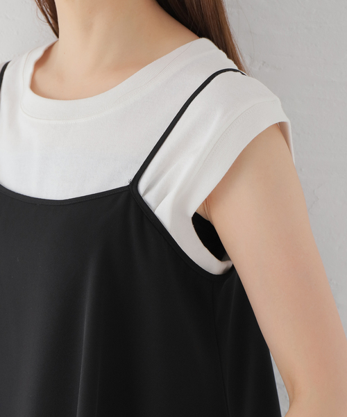 JOURNAL STANDARD（ジャーナルスタンダード）の「クリアツイルキャミソールプルオーバー（キャミソール・レディース・ブラック/ブラウン系その他・FREE）」の9枚目の写真