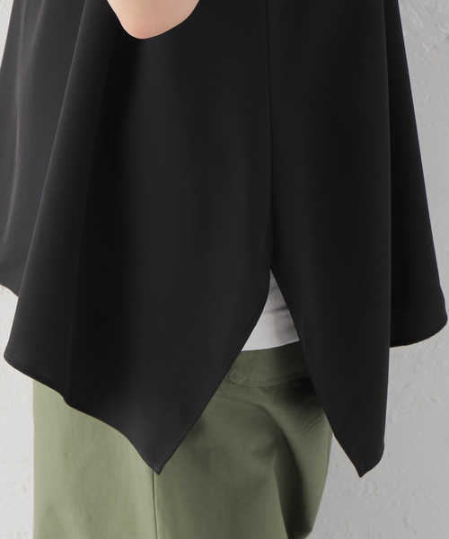 JOURNAL STANDARD（ジャーナルスタンダード）の「クリアツイルキャミソールプルオーバー（キャミソール・レディース・ブラック/ブラウン系その他・FREE）」の8枚目の写真