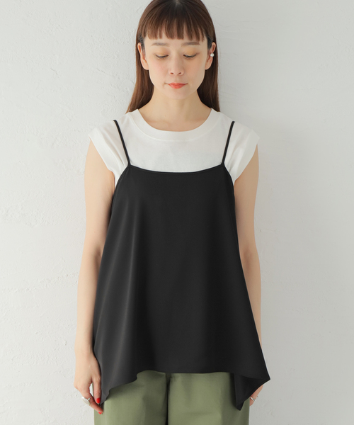 JOURNAL STANDARD（ジャーナルスタンダード）の「クリアツイルキャミソールプルオーバー（キャミソール・レディース・ブラック/ブラウン系その他・FREE）」の6枚目の写真