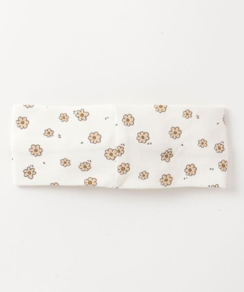 Quincy Mae（クインシーメイ）の「KNOTTED HEADBAND（ヘアバンド・キッズ・アイボリー/テラコッタ/モスグリーン/イエローゴールド・12-24M）」の5枚目の写真