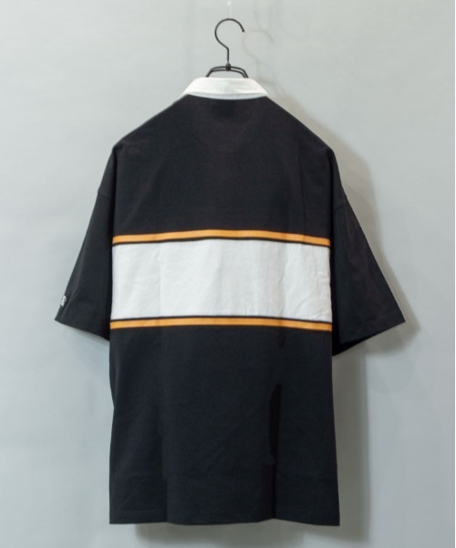 STARTER（スターター）の「JE-STARTER.ラガーポロシャツ（ポロシャツ・メンズ・ホワイト/ブラック/グリーン・M/L）」の5枚目の写真