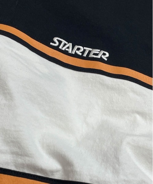 STARTER（スターター）の「JE-STARTER.ラガーポロシャツ（ポロシャツ・メンズ・ホワイト/ブラック/グリーン・M/L）」の9枚目の写真