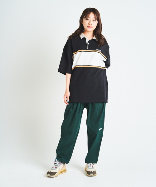 STARTER（スターター）の「JE-STARTER.ラガーポロシャツ（ポロシャツ・メンズ・ホワイト/ブラック/グリーン・M/L）」の11枚目の写真