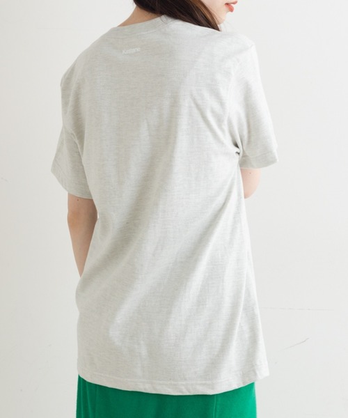 Kastane（カスタネ）の「make a brighter ロゴTee（Tシャツ/カットソー・レディース・ピンク/ライトグレー/ベージュ/オフホワイト・M）」の21枚目の写真