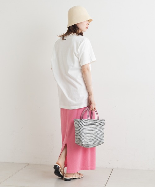 Kastane（カスタネ）の「make a brighter ロゴTee（Tシャツ/カットソー・レディース・ピンク/ライトグレー/ベージュ/オフホワイト・M）」の18枚目の写真