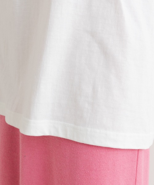 Kastane（カスタネ）の「make a brighter ロゴTee（Tシャツ/カットソー・レディース・ピンク/ライトグレー/ベージュ/オフホワイト・M）」の13枚目の写真