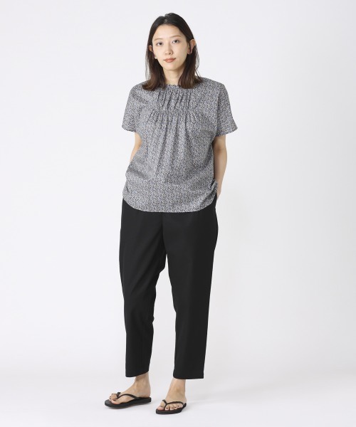 NIMES(ニーム)の「コットンリネンクロップド(その他パンツ・レディース・ブラック/オフホワイト/サックスブルー・1/0)」の11枚目の写真