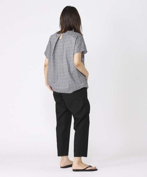 NIMES(ニーム)の「コットンリネンクロップド(その他パンツ・レディース・ブラック/オフホワイト/サックスブルー・1/0)」の13枚目の写真