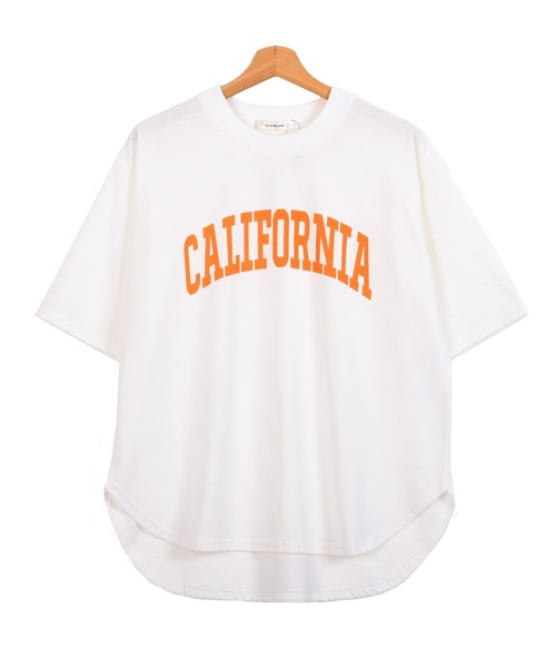 Felt-Maglietta（フェルトマリエッタ）の「カリフォルニアロゴプリントTシャツ（Tシャツ/カットソー・レディース・ネイビー/オフホワイト/チャコールグレー・FREE）」の8枚目の写真