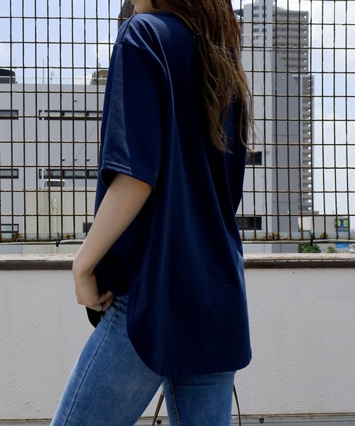 Felt-Maglietta（フェルトマリエッタ）の「カリフォルニアロゴプリントTシャツ（Tシャツ/カットソー・レディース・ネイビー/オフホワイト/チャコールグレー・FREE）」の17枚目の写真