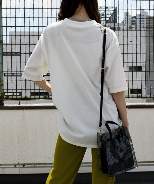 Felt-Maglietta（フェルトマリエッタ）の「カリフォルニアロゴプリントTシャツ（Tシャツ/カットソー・レディース・ネイビー/オフホワイト/チャコールグレー・FREE）」の14枚目の写真