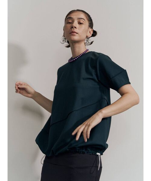 UN3D.(アンスリード)の「バルーンハーフスリーブトップ(Tシャツ/カットソー・レディース・ブラック/ブルー/グリーン・36/38)」の8枚目の写真