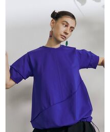 バルーンハーフスリーブトップ