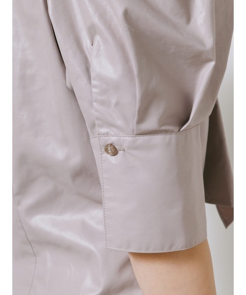 SNIDEL(スナイデル)の「ボウタイブラウス(シャツ/ブラウス・レディース・ホワイト/チェック/ベージュ・FREE)」の9枚目の写真