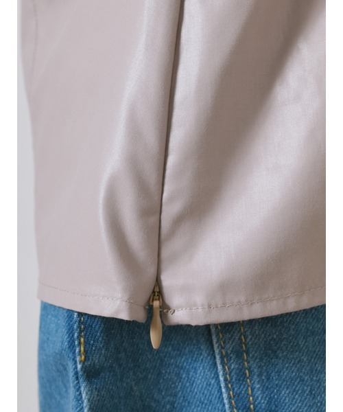 SNIDEL(スナイデル)の「ボウタイブラウス(シャツ/ブラウス・レディース・ホワイト/チェック/ベージュ・FREE)」の12枚目の写真