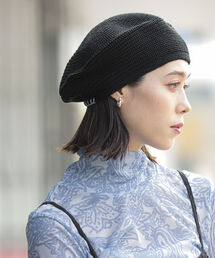 Ray BEAMS | Ray BEAMS / ニット ステッチ ベレー帽(ハンチング/ベレー帽)