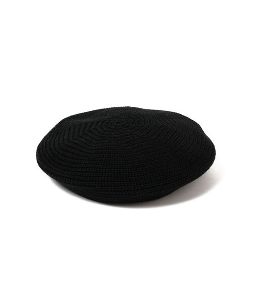 Ray BEAMS(レイビームス)の「Ray BEAMS / ニット ステッチ ベレー帽(ハンチング/ベレー帽・レディース・オフホワイト/ブラック/パープル・ONE SIZE)」の12枚目の写真