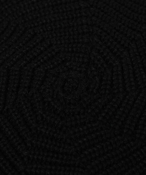 Ray BEAMS(レイビームス)の「Ray BEAMS / ニット ステッチ ベレー帽(ハンチング/ベレー帽・レディース・オフホワイト/ブラック/パープル・ONE SIZE)」の13枚目の写真